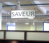 Saveur Sign